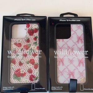 WILDFLOWER IPHONE 13 PRO MAX phone case!!!!
